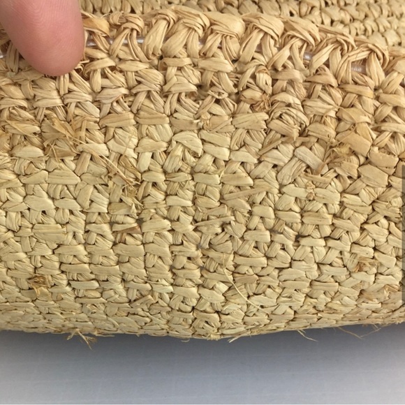 Peter Grimm Wide Brim Floppy Beach Sun Hat with White Bow in Tan - Picture 5 of 9